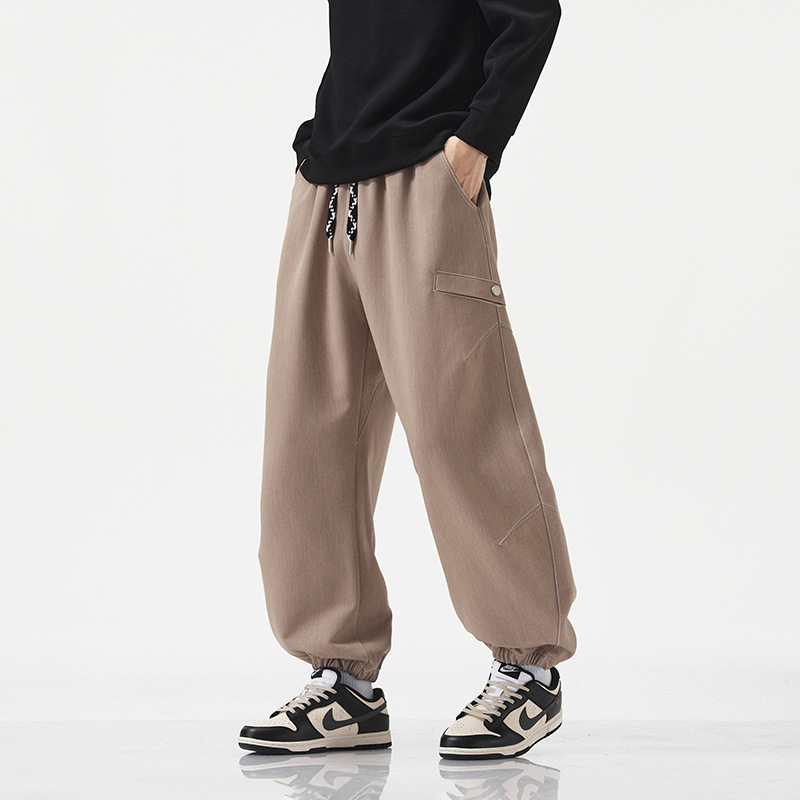 Jyf-M8806 Workwear Outdoor Hiking Tactical Pants Men's Autumn New Paratrooper Pants Loose Jogger Casual