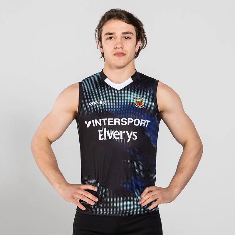 2024-25Gaa Mis Red Ross Antrim Dublin Cork Mio Short Sleeve Rugby Jersey Sportswear