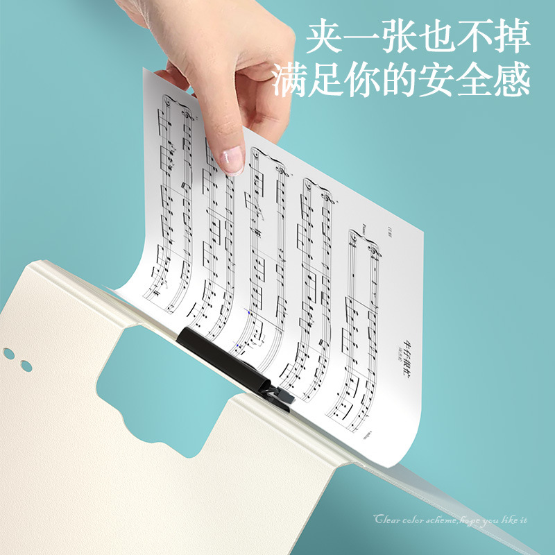 Deli Pe113 Macaron Color Foamed Pp Horizontal Folding Board Clip (Mixed) (5 Pieces/Pack)