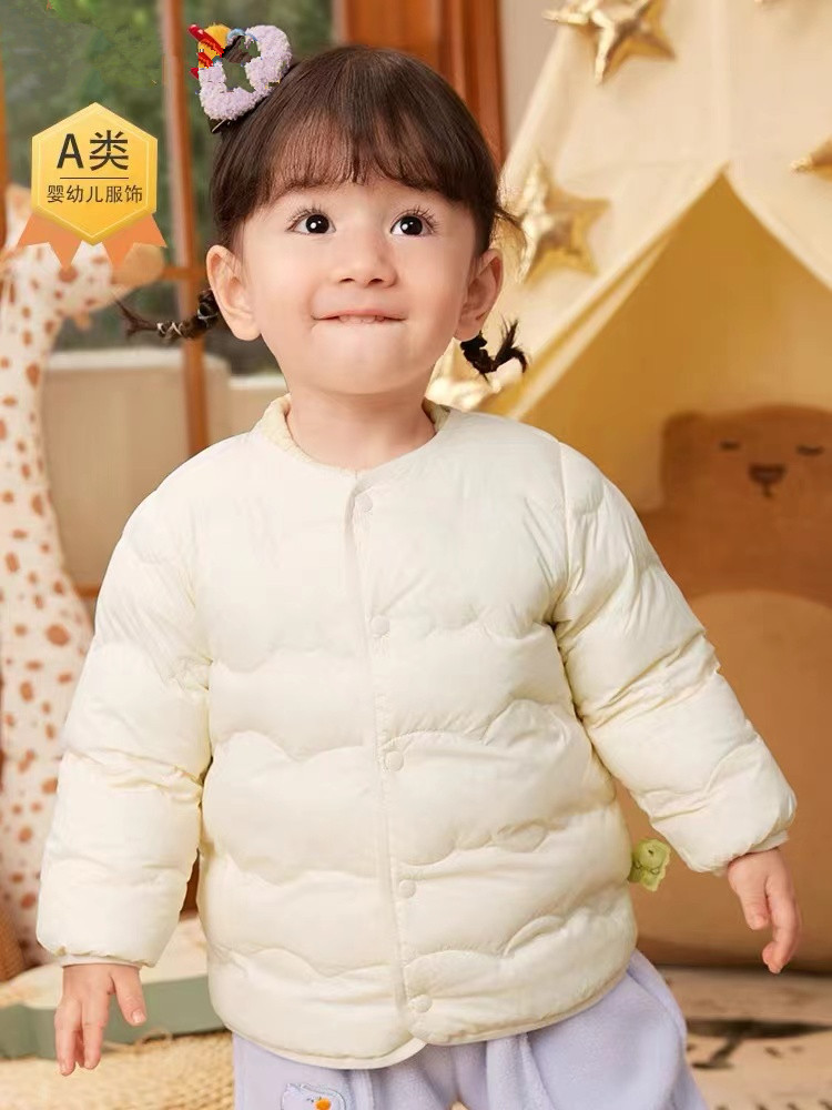 Children's down Jacket Similar to Those in Shopping Malls, Lightweight Coat for Infants and Toddlers, Boys and Girls Winter Clothing 2025 Short Jacket