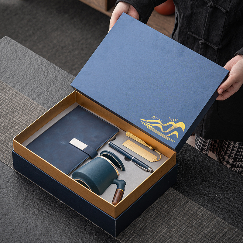 Mug Notebook Practical Business Gift Bank Real Estate Enterprises and Institutions Accompanying Gift Graduation Teacher