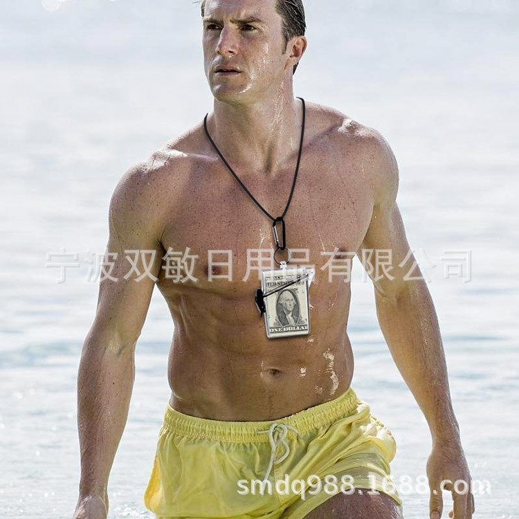 ins Style Transparent Cigarette Case Hanging Neck Waterproof Personality Hanging Sealed Cigarette Case Card Case Chain Transparent Cigarette Case Hard Shell