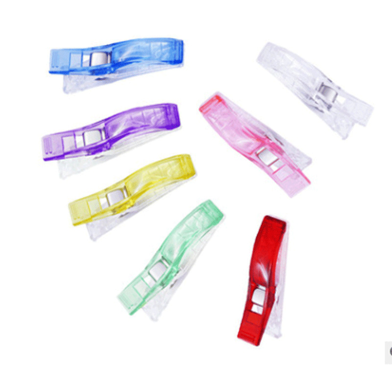 Ready-Made Supply of Edge Fixing Clips, Sewing Positioning Clips, Plastic Binder Clips, Patchwork Ax Clips, Strong Handbook Clips