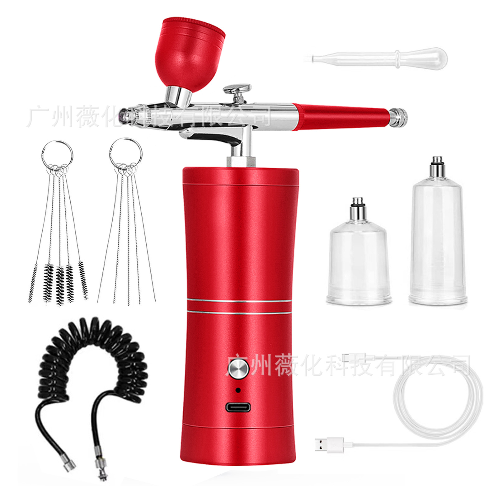 Cross-border hot-selling oxygen injector Amazon electric spray gun spray pen color beauty nail painting spray oxygen injector batch