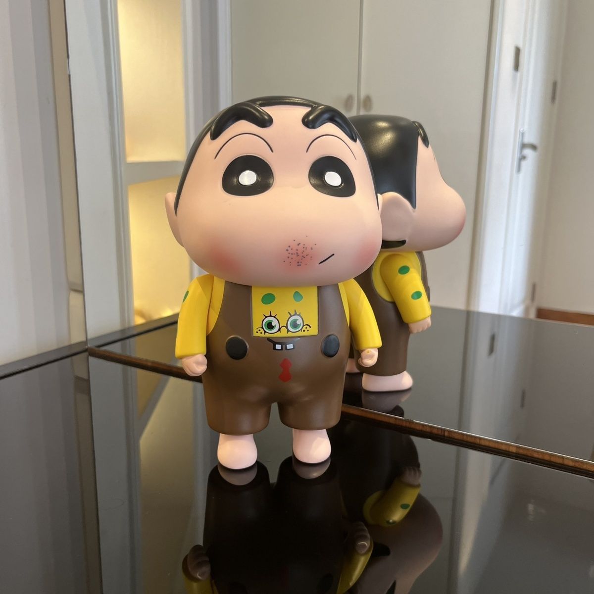 Cute Spongebob Freckles Small New 23cm Crayon Small New Handmade Desktop Bedroom Decoration Trendy Play Ornaments Gift