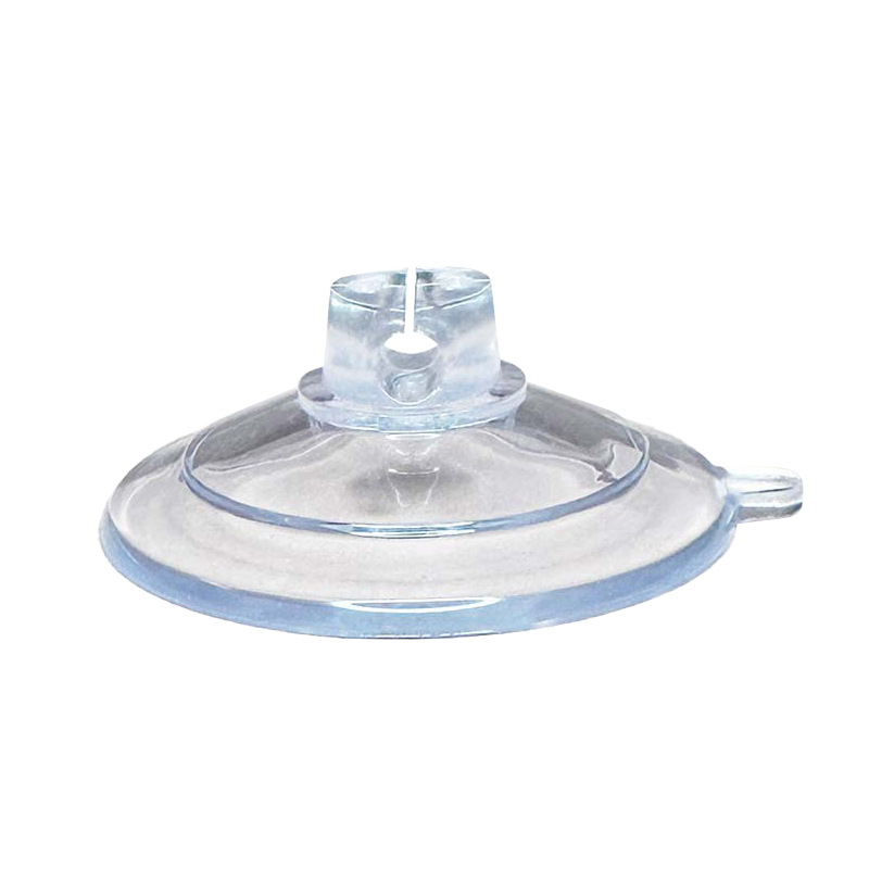 Source Factory Thickeneded Transparent Pvc Christmas Iron Wire Rack 30mm 45mm Slotted Suction Cup Open Clamp Suction Cup