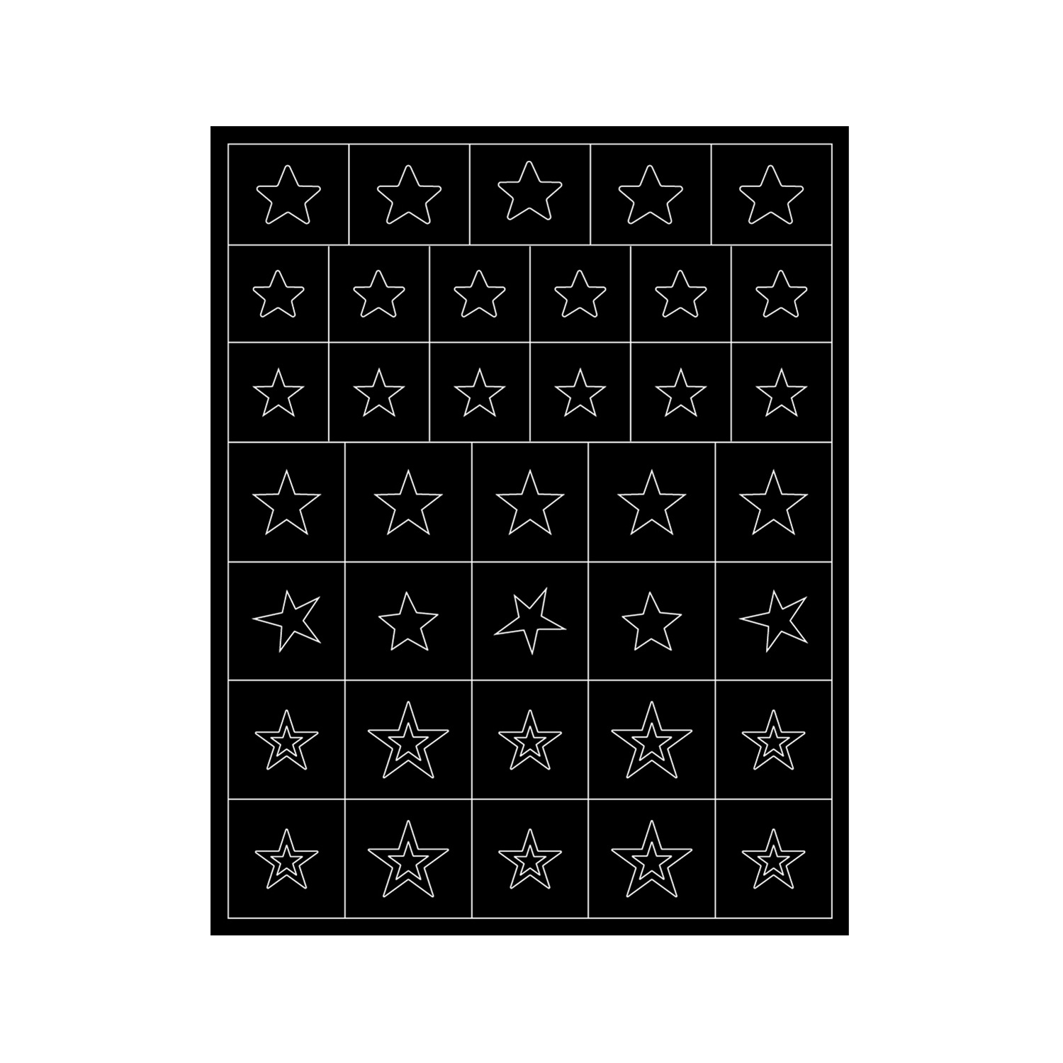 Nail art supplies hollow nail art spray painting template stickers hollow butterfly love nail decals spot wholesale