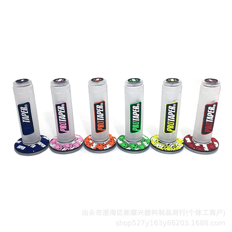 Прозрачная рукоятка газа для мотоцикла, накладки на руль, аксессуары для электрического мотоцикла с отражающим эффектом