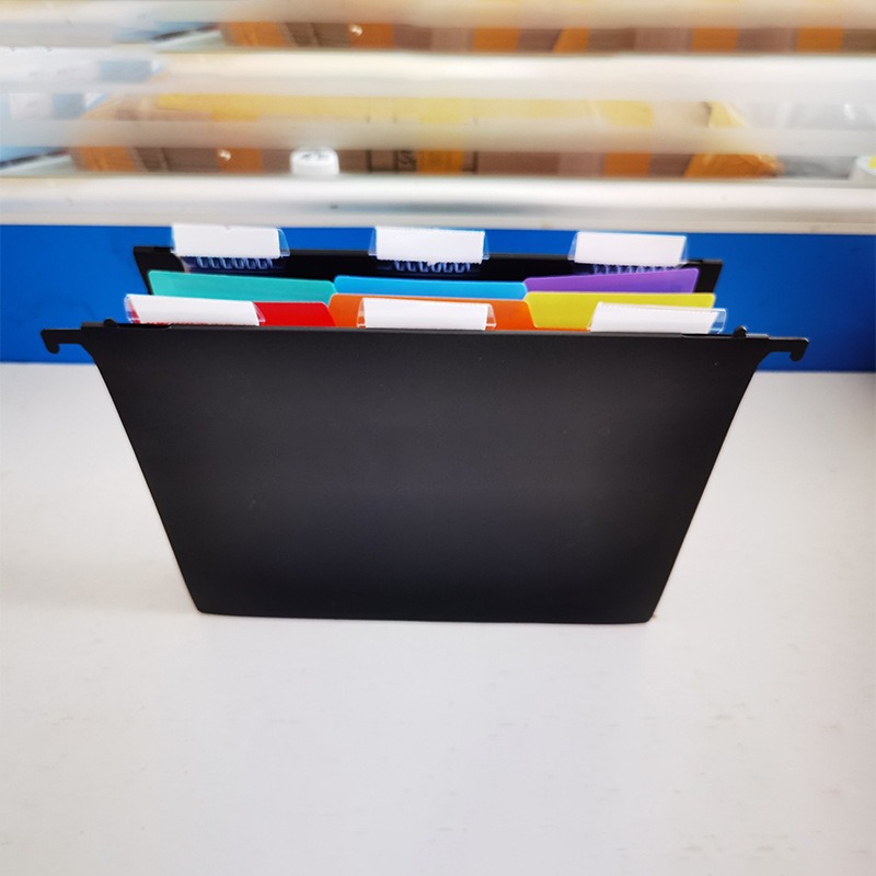 Letter Hanging Clip Folder, Large Capacity Organizer with Hook, Colorful File Folder, Quick Clip