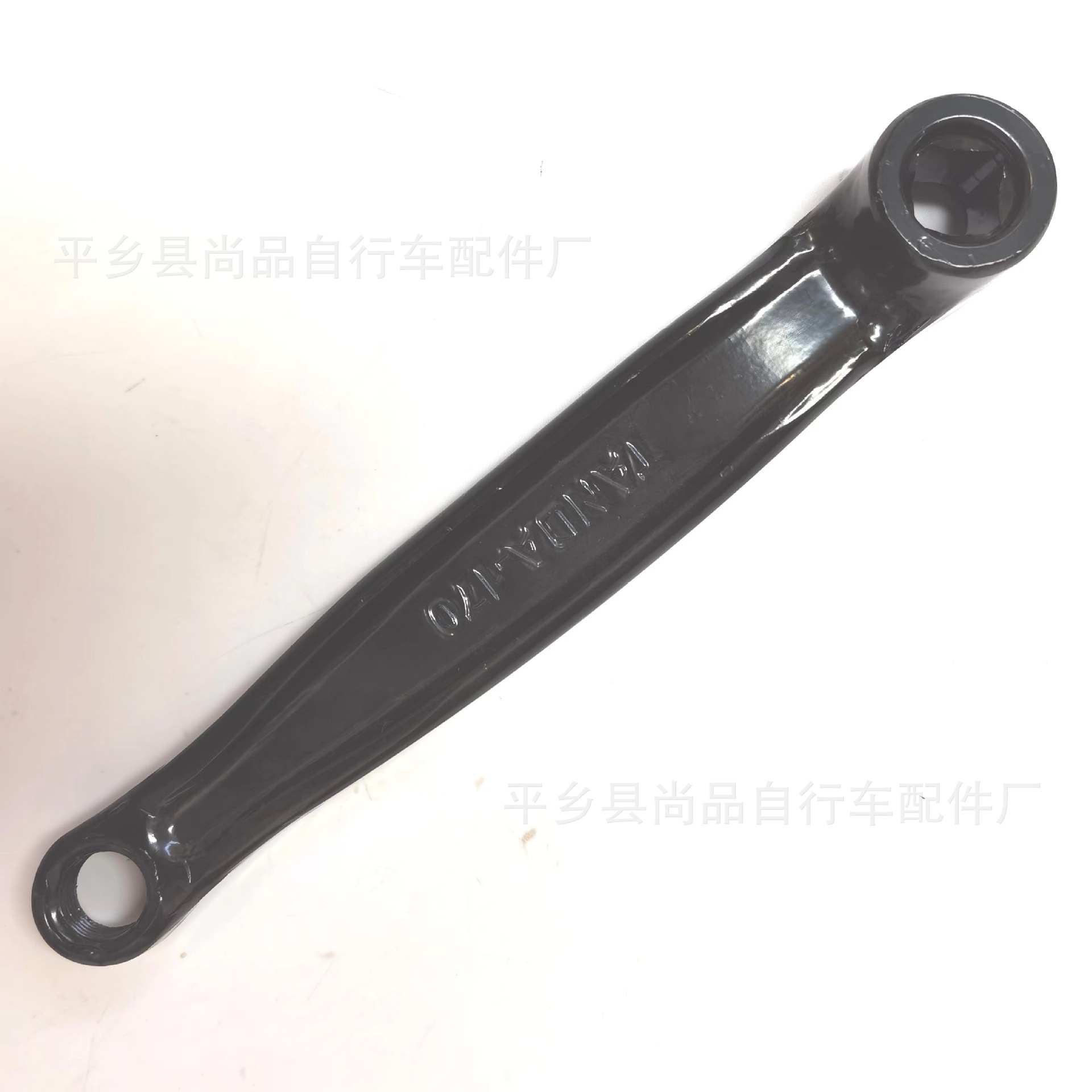 Mountain bike crank bicycle crutch bicycle left crank solid iron wheel plate crank left crutch
