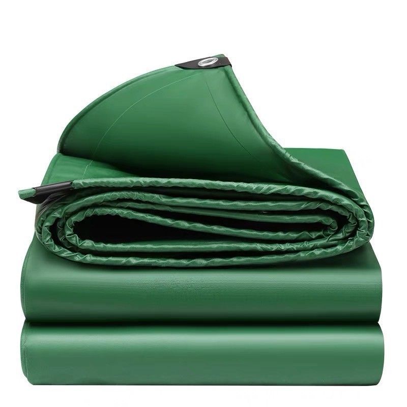 Customized Pvc Plastic Coated Tarpaulin Rainproof and Sunproof Canvas Sunshade Waterproof Tarpaulin Outdoor Thickeneded Truck Rain Shelter Cloth
