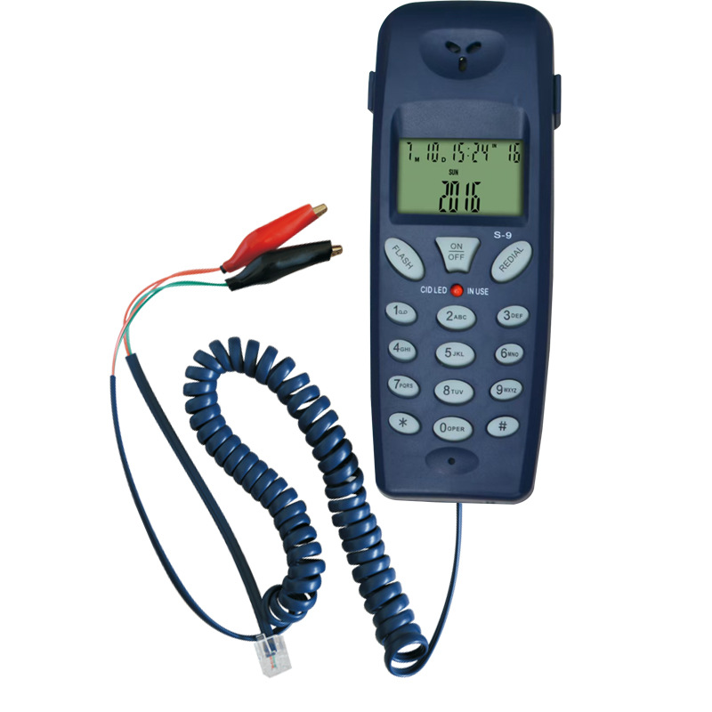 English Foreign Trade Telephone Caller Id Telephone Tester China Unicom Netcom Telecom Line Checker