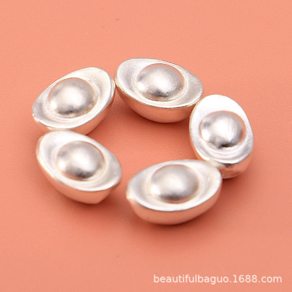 Solid silver ingot alloy silver ingot ornaments Chinese living room decorations opening housewarming gift factory direct sales