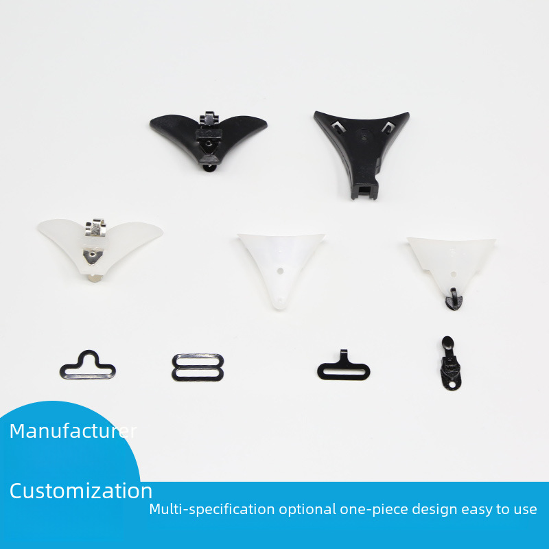 Tie Accessories Tie Plastic Accessories Tie Clip Tie Buckle Tie Buckle Triangle Clip Shengzhou Factory Supply