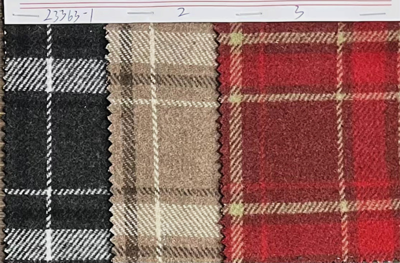 Woolen Woolen Spot Large Plaid Coat Clothing/shoes and Hats/bag Fabric Shaoxing Supply