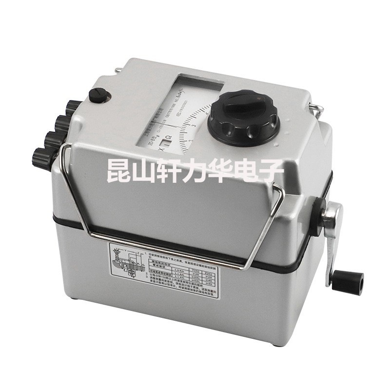 上海第六电表厂梅格牌ZC-8接地电阻仪手摇防雷接地表电阻表