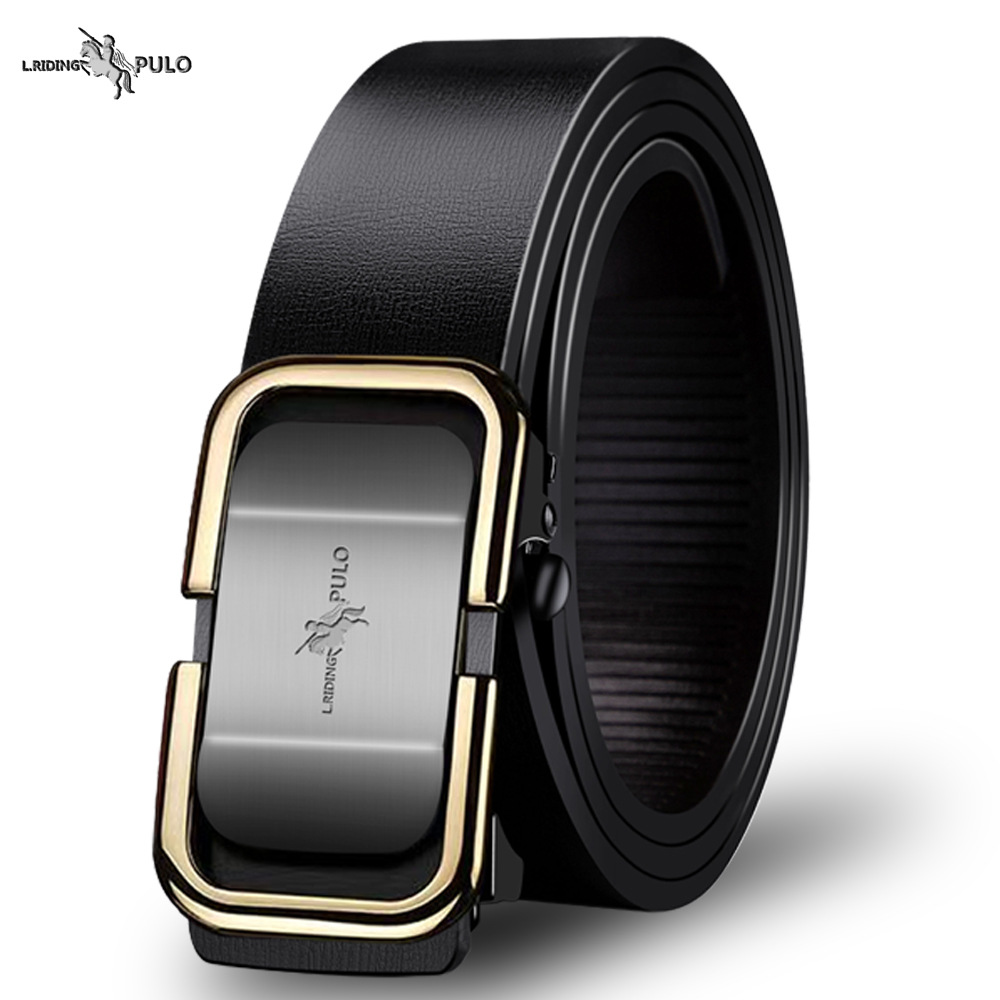 [Fashion Explosions] Paul High-end Automatic Buckle Belt Men's Fashion All-match Belt Young and Middle-aged Men