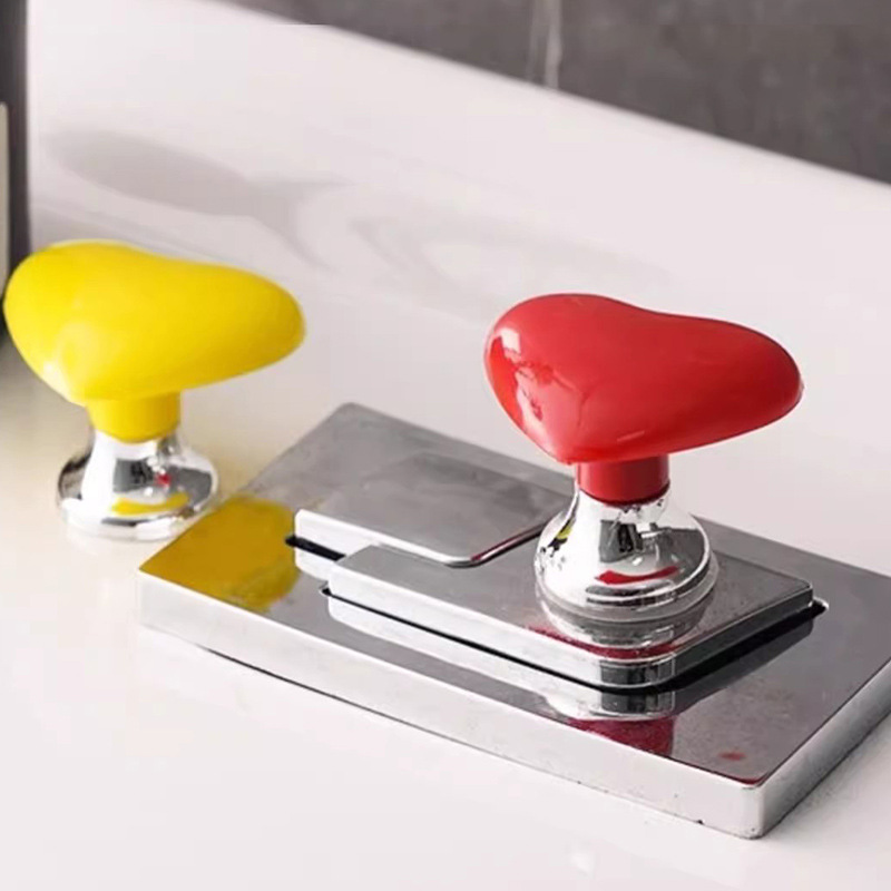 Кнопка для туалета в форме сердца, удлинитель для кнопки бачка, необходимые аксессуары для магазина