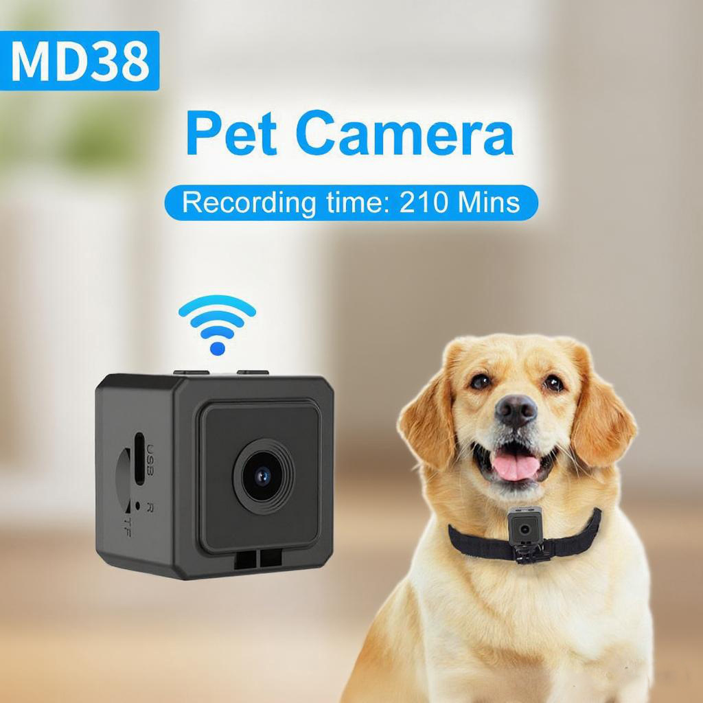 Md38 новая камера высокой четкости для домашних животных, видеорегистратор для путешествий на улице, Wi-Fi камера