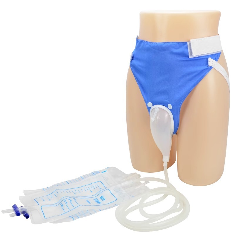 Men and Women, Elderly Paralyzed Bedridden Urinary Incontinence Catheter Catheter Bag, Adult Urine Collection Bag, Silicone Urinal