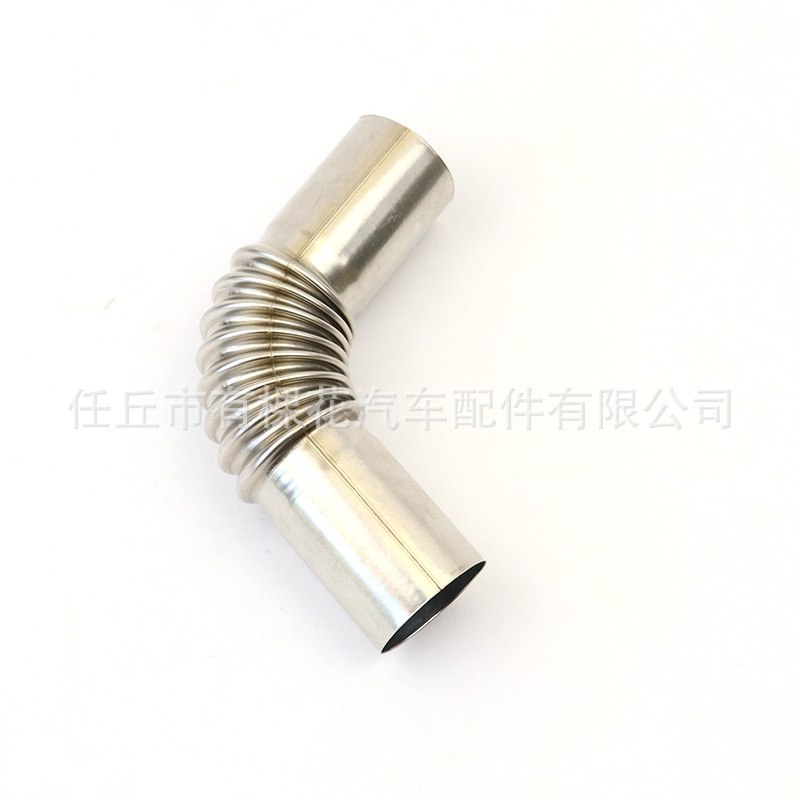 Parking heater 13cm elbow stainless steel threaded bellows joint exhaust smoke exhaust pipe pipe fittings