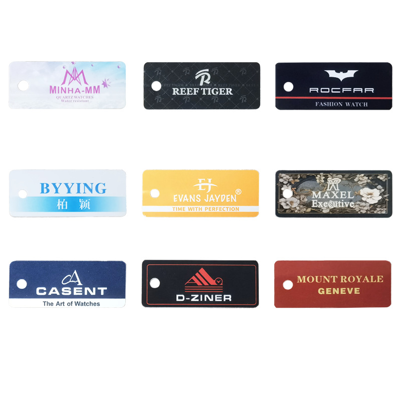 Производство ПВХ бирки для одежды двойное отверстие висячая бирка RFID гарантийный лист нестандартная пластиковая карточка печать