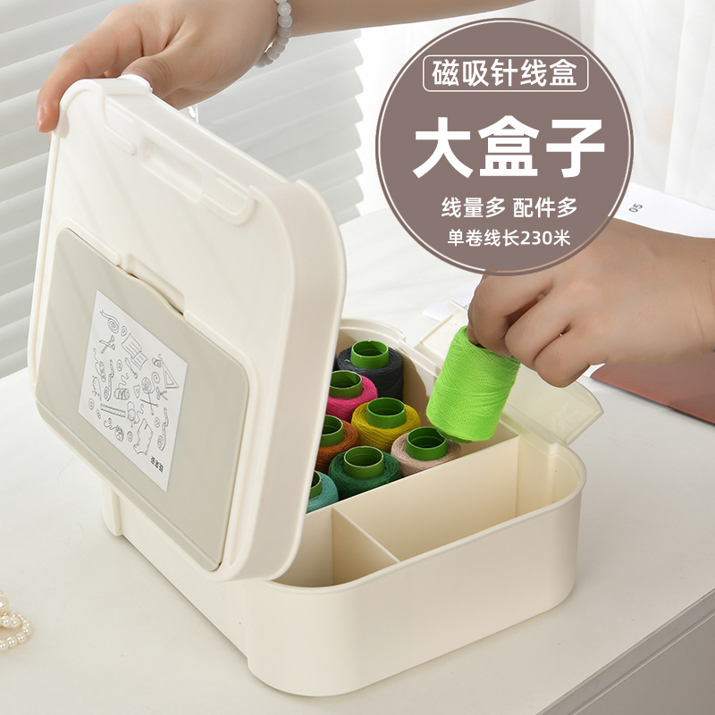 New High Quality Household Sewing Box suit Practical High-end Large Capacity Sewing Artifact Sewing Kit Dormitory