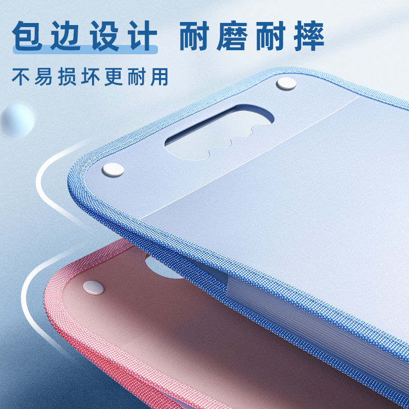 Portable Accordion File Folder A4 Student Test Paper Storage Bag 13-Layer Receipt Document Classification Storage Bag Portable Type