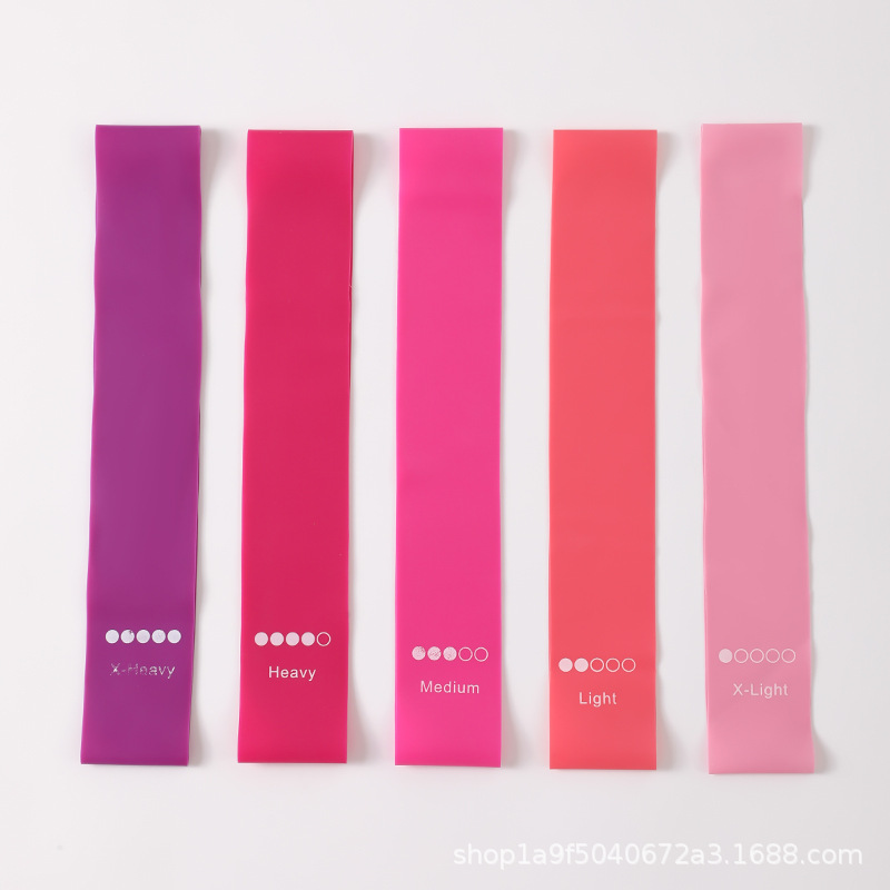 Tpe Elastic Band Yoga Exercise Thickeneded Resistance Band Pull Ring Rubber Men's and Women's Strength Training Yoga Pull Rope