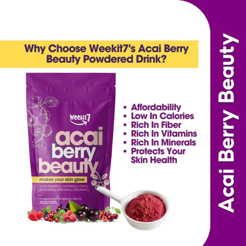 In-Stock Cross-Border Acai Berry Cranberry Fruit Powder Acai Berry Healthy Beauty Juice Wholesale