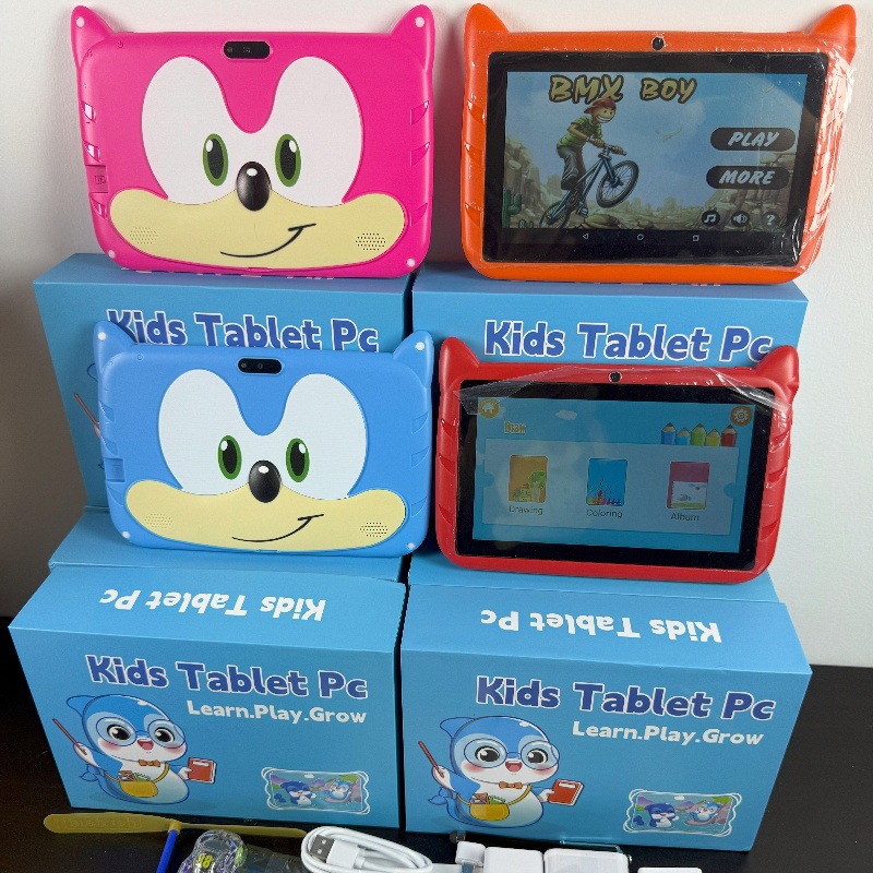 Factory wholesale foreign trade new 7-inch children learning smart tablet computer wifi Bluetooth cross-border e-commerce learning