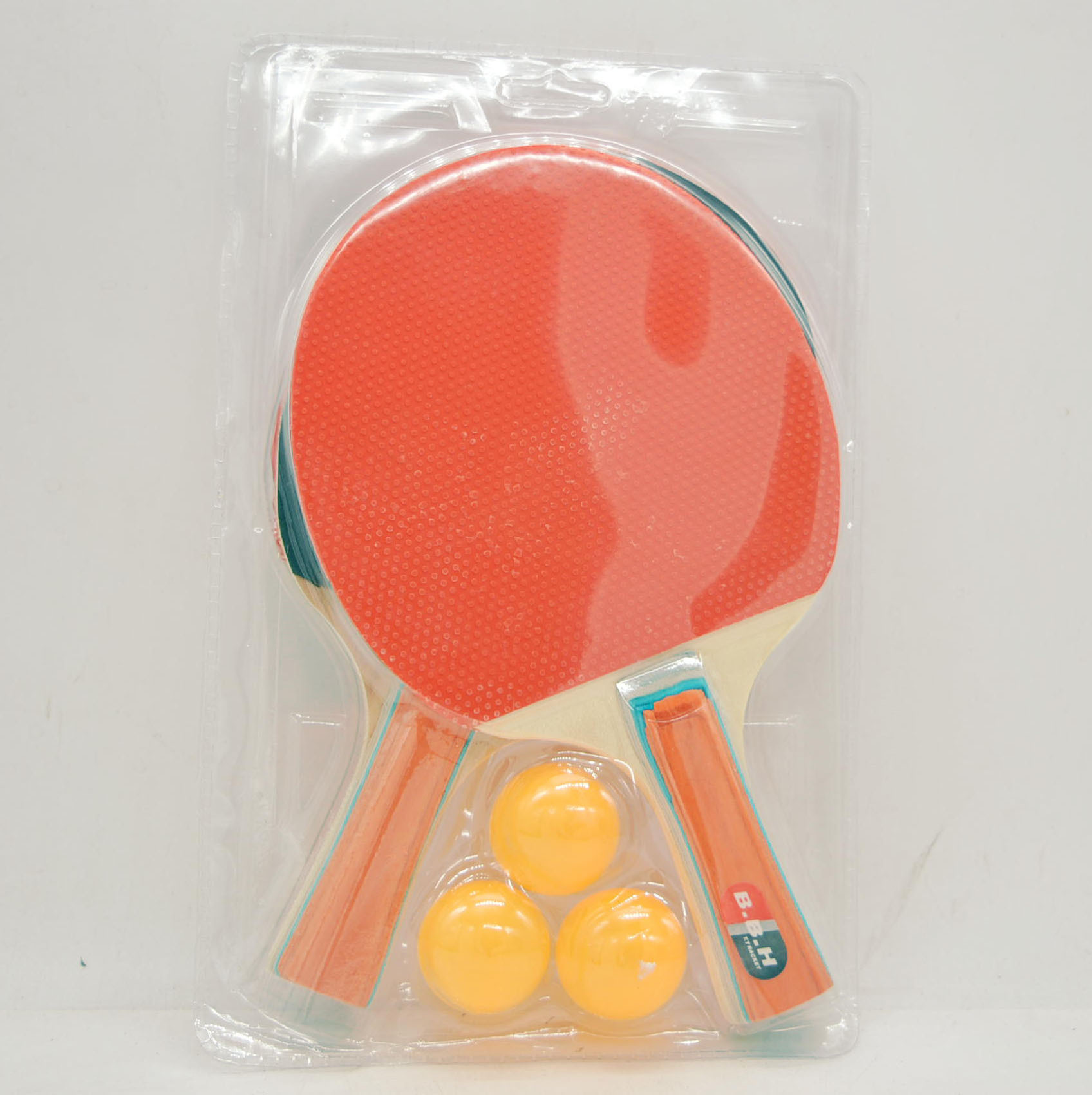 Popular Little Yellow Duck Table Tennis Racket, Special Double-Sided Racket Set for Student Beginners Training, 3 Balls Included, Direct Supply from the Manufacturer