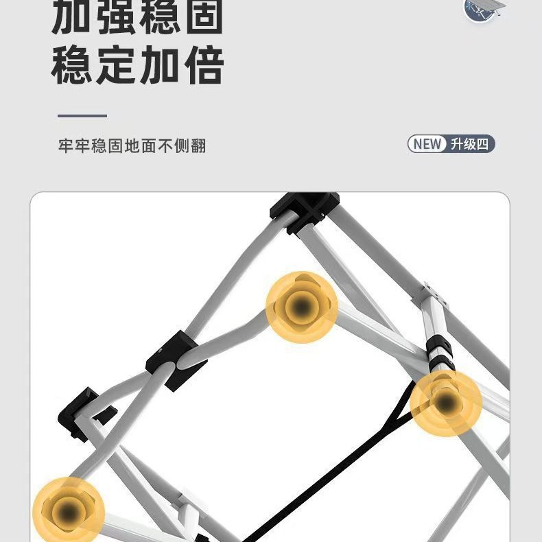 Folding bed single office lunch break recliner marching home small bed portable accompanying bed nap artifact