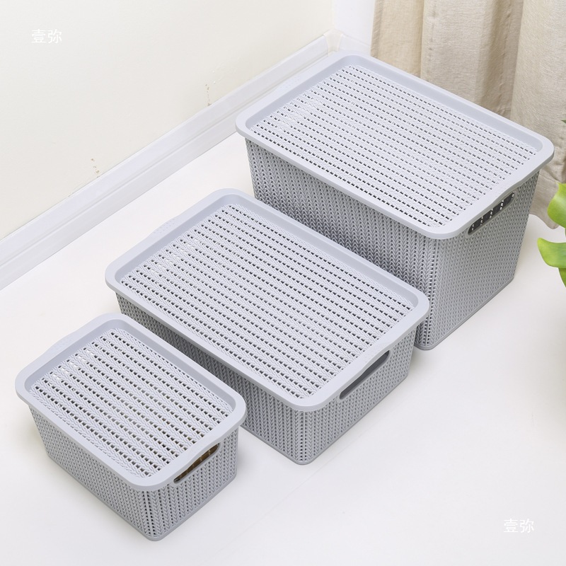 Japanese Plastic Storage Box Household Clothing Storage Box with Lid Children's Toys Sundry Storage Box Large