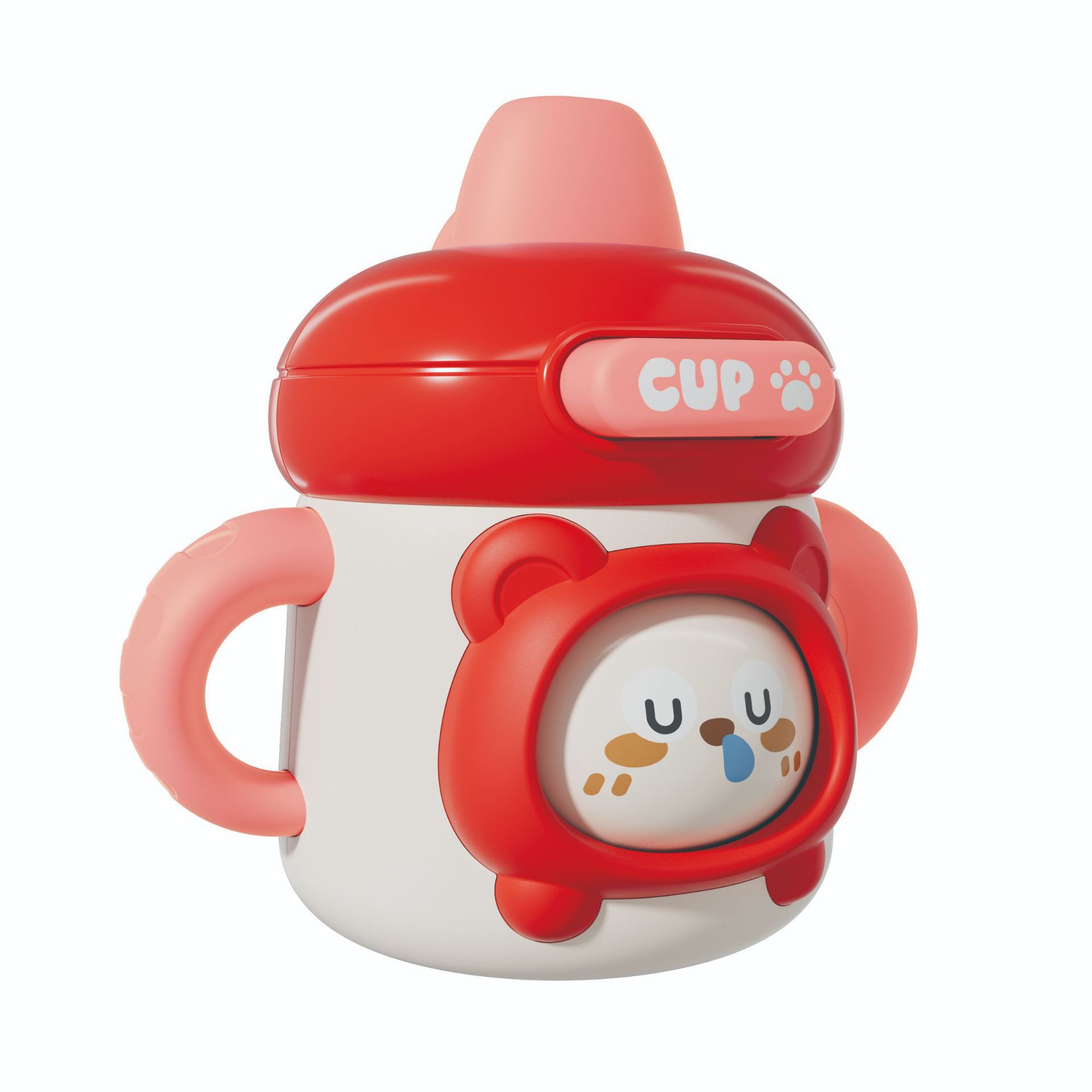 Cartoon Face-Changing Small Milk Bottle, Press to Change Face, Can Whistle, Children's Toys, Baby Baby Small Gift Toys Wholesale