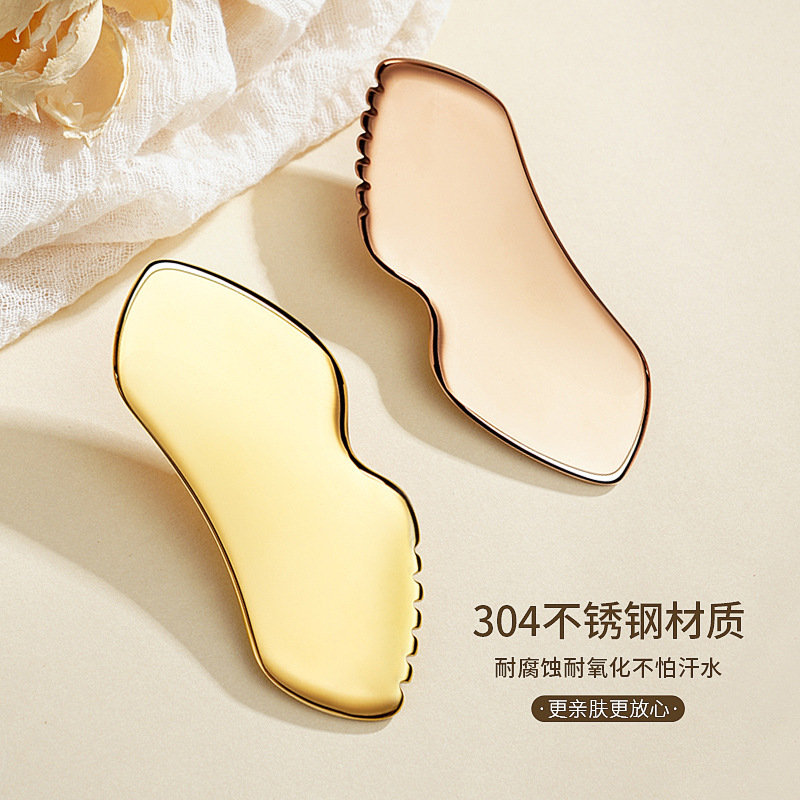 Скребок для лица из нержавеющей стали