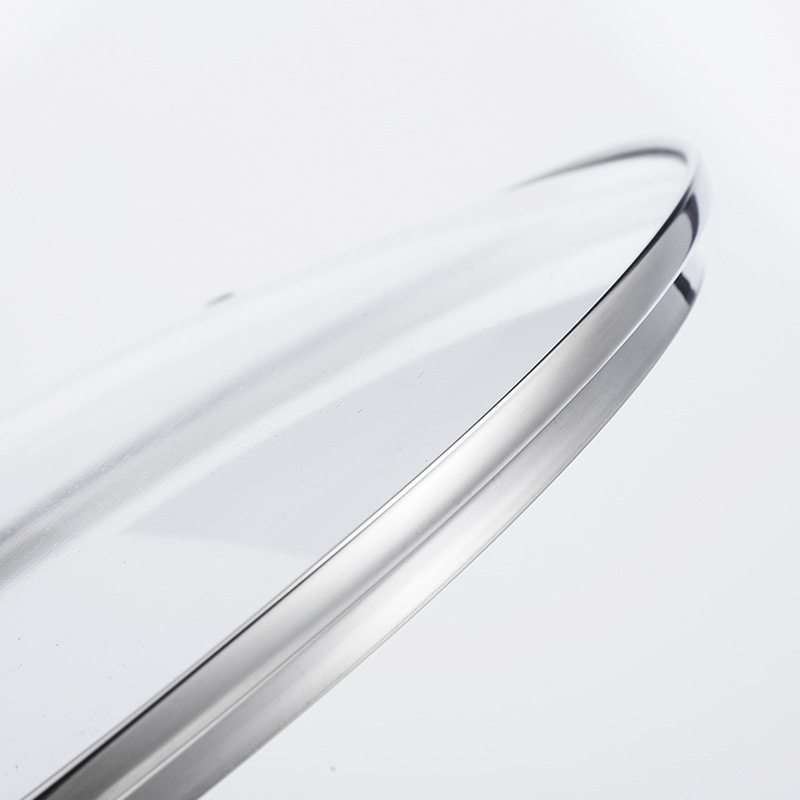 G Type 4MM Tempered Glass Lid Transparent Thickened Household Steamer Soup Pot Electric Pot Casserole Lid Step Pot