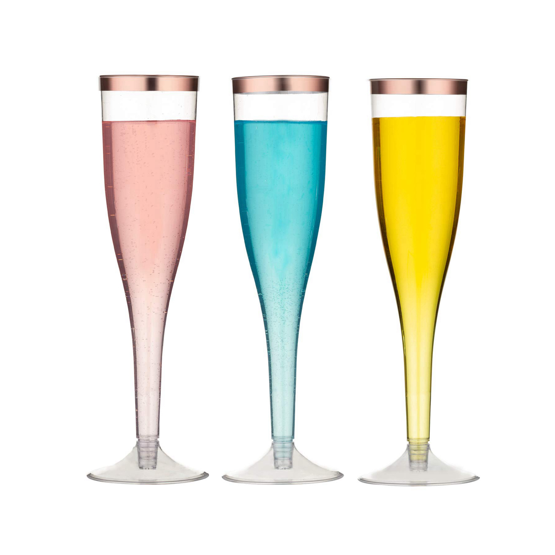 4.5oz plastic disposable goblet champagne glasses wholesale and retail transparent champagne glasses Phnom Penh