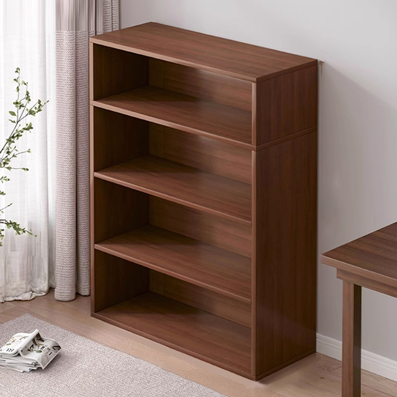 Bookshelf Floor-Standing Household Multi-Layer Bookshelf Living Room Storage Cabinet Storage Rack Wall-Mounted Grids Bookcase Storage Cabinet