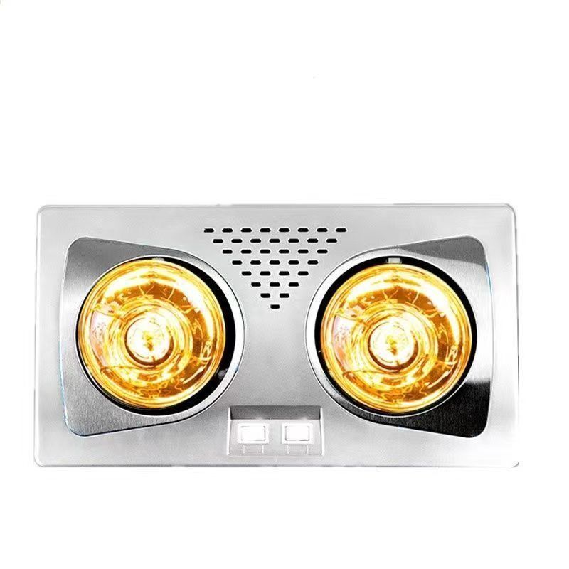 Yuba wall-mounted toilet heater non-perforated wall-mounted bulb heating waterproof bathroom wall-mounted lamp warm explosion-proof