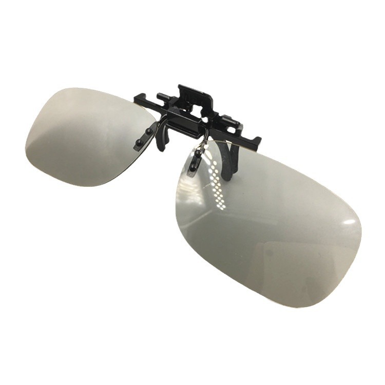 Hot-selling style myopia people with 3d glasses clip lens square clip hanging film 3d cinema glasses