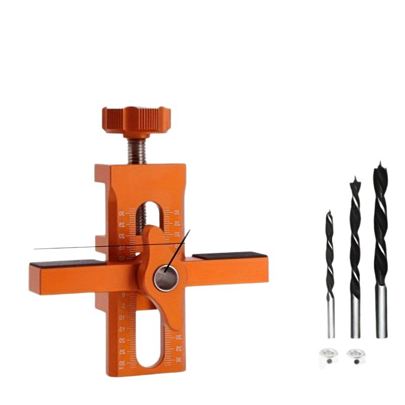 Aluminum alloy multi-functional cabinet door installation auxiliary device door panel installation rebound device opening cross-border products