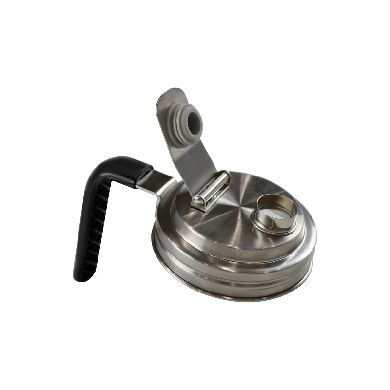 Amazon's Best-Selling 304 Stainless Steel Handle Lid Cold Brew Coffee Pot Lid Mason Lid Fcm Certified Mason Jar Lid