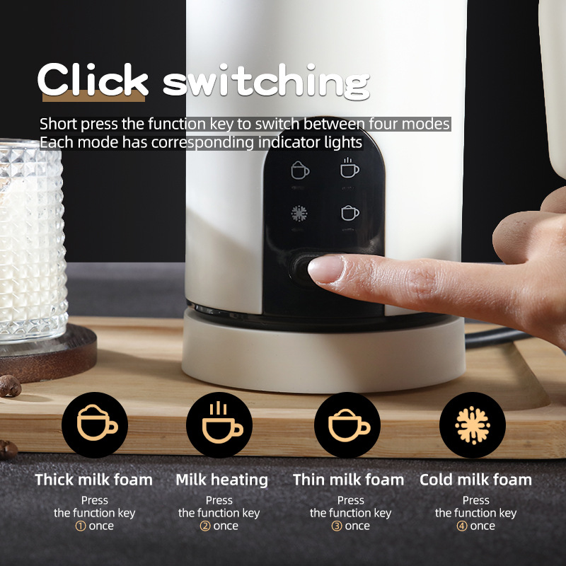 Household milk foam machine heating foaming machine cold and hot milk sending machine electric milk machine Milk Frother cross-border