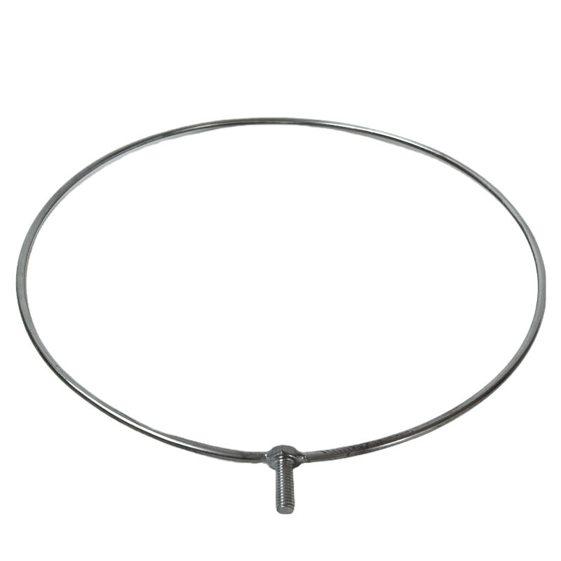 Solid Stainless Steel Mesh Ring 8mm Universal Interface Integrated Bold Super Large Fish Mesh Head Fishing Supplies