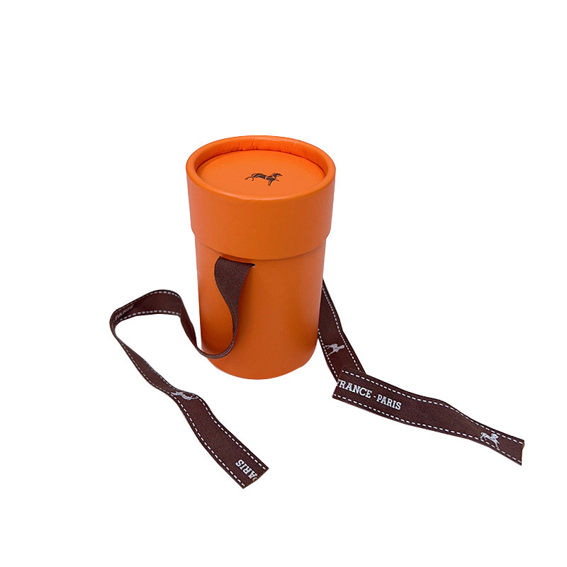 Silk Scarf Gift Set Boxed Ribbon Round Gift Box High-end Boutique Gift Box for Giving People Preferred suit High Quality Box