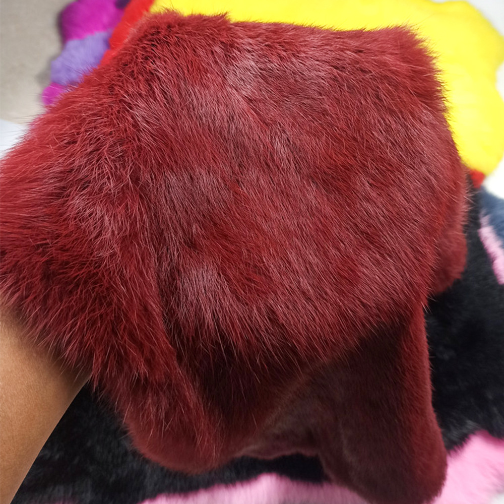 Wholesale of Whole Pieces of Colorful Genuine Rabbit Fur for Knee Pads, Cushions, Hats, Clothing, Blankets, and Genuine Leather Materials in Stock
