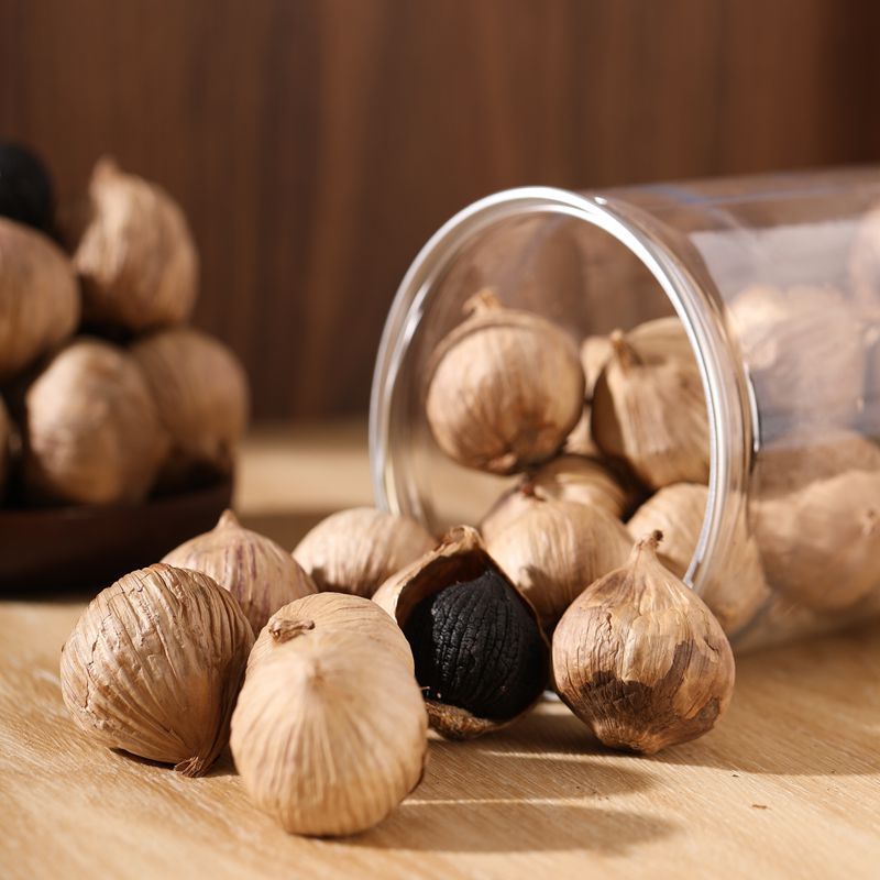 Year-Round Supply of Single-Head Black Garlic 250g Barreled Wholesale Ready-To-Eat Factory Direct Delivery with Free Shipping and Large Discounts