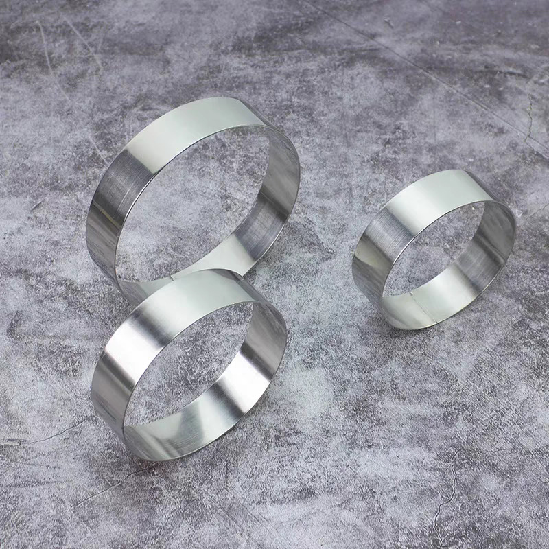 Tortilla Stainless Steel Round Banji Rice Cake Pancake Flapcake Hair Cake Steel Ring Melanel Cutting Mould Tower Ring Electric Cake Pan