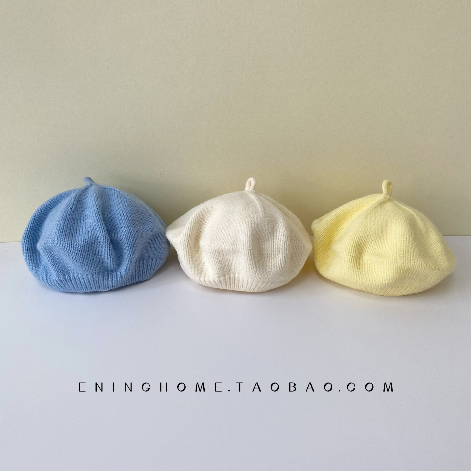 ins Korean-style Baby Bailey Hat Spring Autumn Winter Knitted Wool Warm Boy and Girl Baby Painter Hat